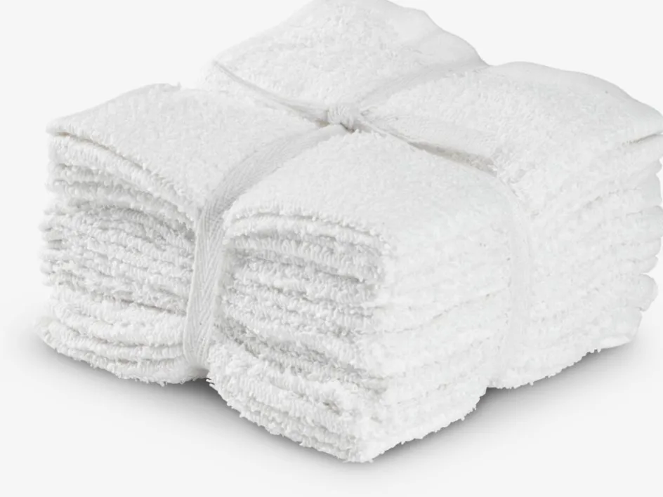 Hot FLISBYBASICToalla de tocador FLISBY 10 unidades blanco Toallas De Lavabo|Toallas De Manos