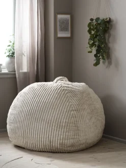 Sale FOULUMSillón puf FOULUM 109x80x109 pana beis Niños Articulos Para Niños