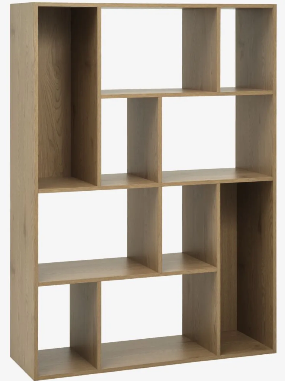 Hot GADEHUSEEstantería GADEHUSE 10 estantes color roble natural Estanterias Y Librerías|Estanterias Y Librerías