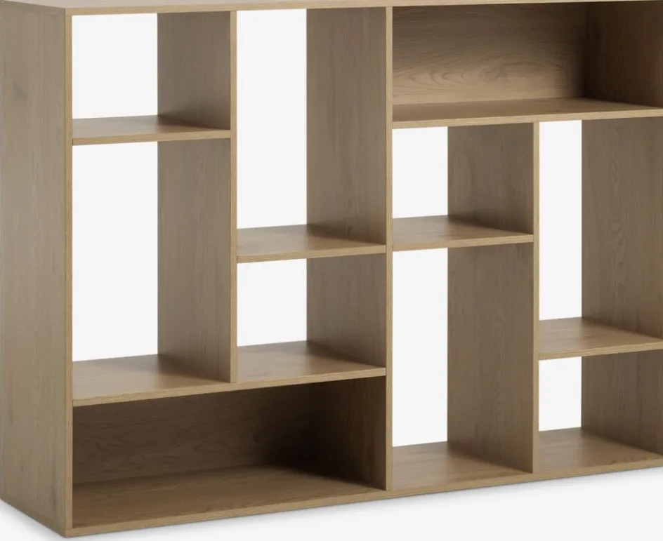 Hot GADEHUSEEstantería GADEHUSE 10 estantes color roble natural Estanterias Y Librerías|Estanterias Y Librerías