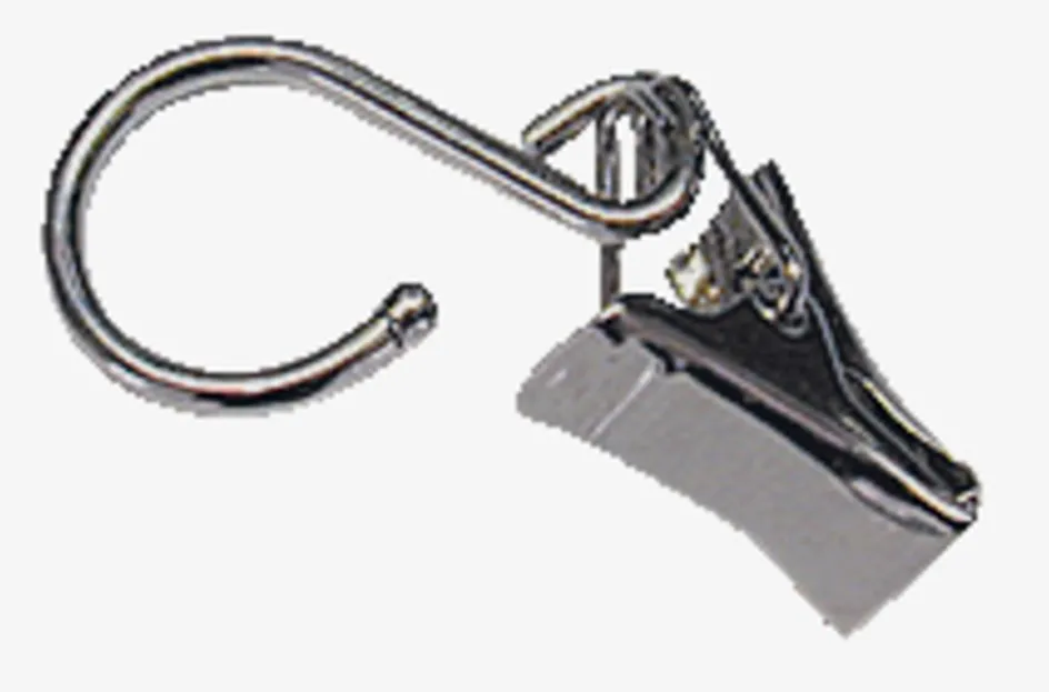 Discount Gancho con clip de metal 10 unidades Ganchos, Anillas Y Soportes De Cortinas