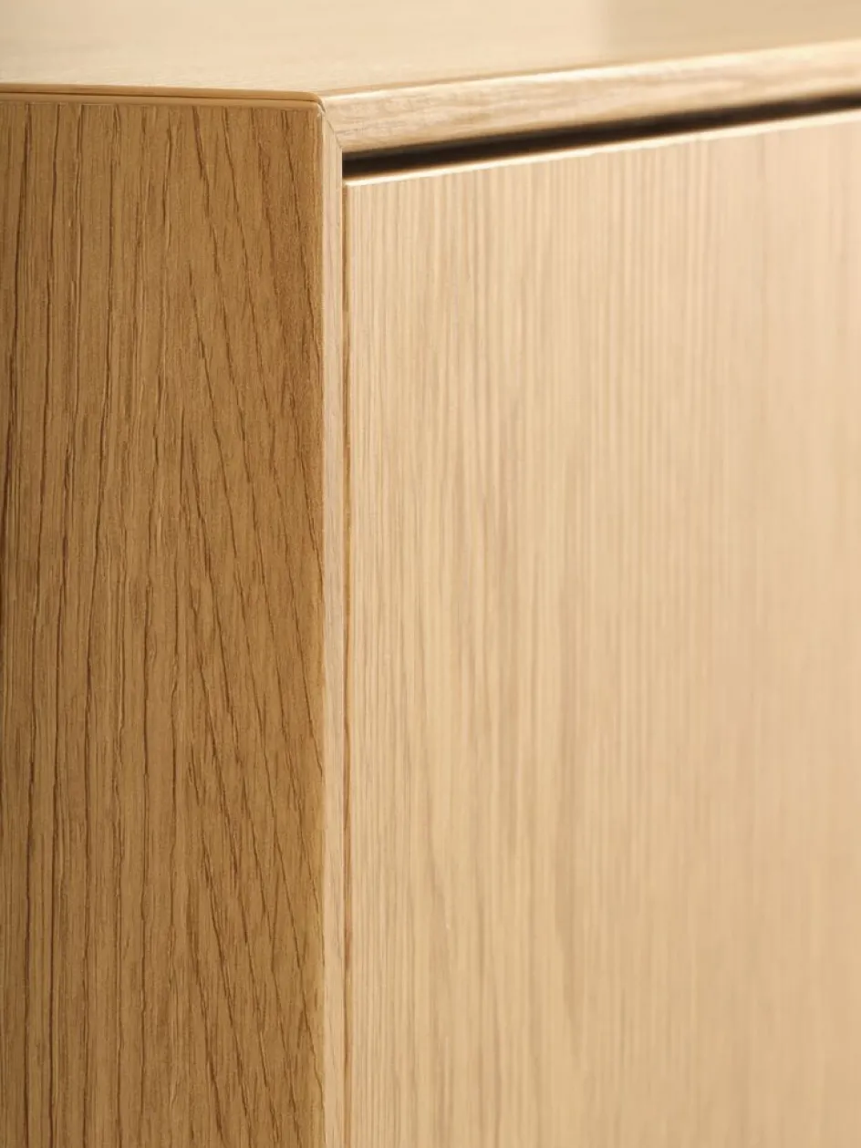 GEDSERMódulo de pared GEDSER armario color roble cálido Estanterias Y Librerías|Estanterias Y Librerías