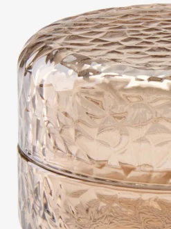 Hot GENEVADBote GENEVAD Ø10xA6cm cristal marrón Cuidado Personal|Accesorios