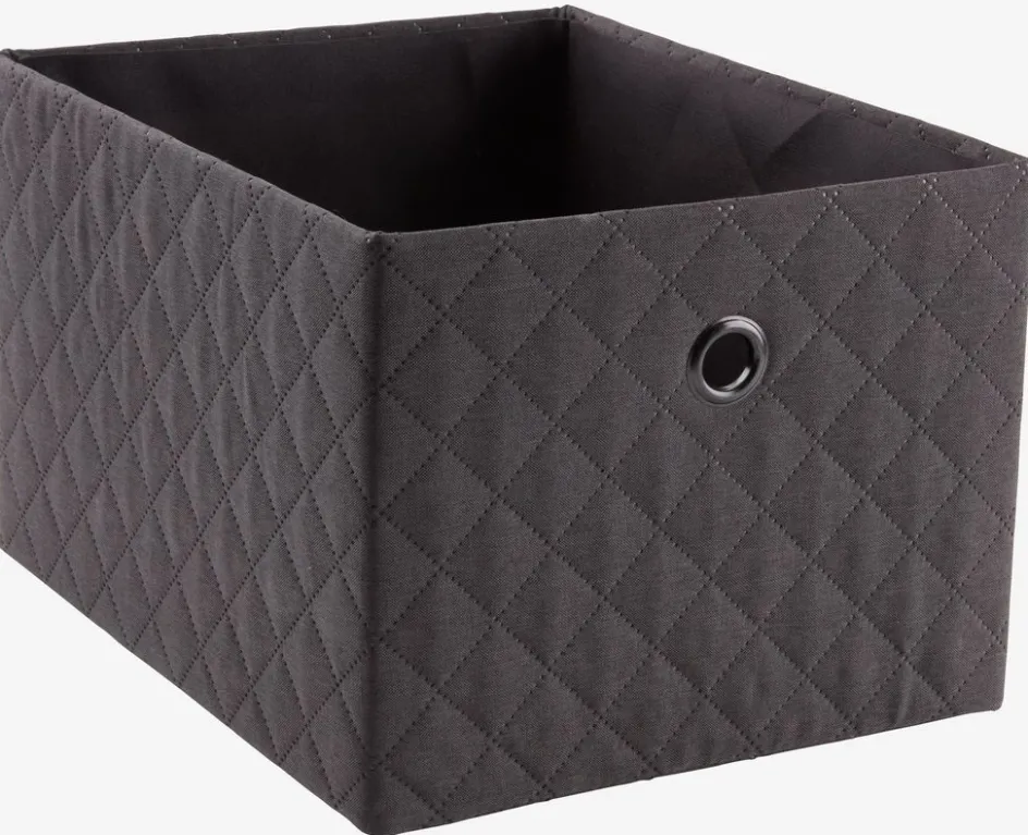 GILLISCesta GILLIS A26xL32xA20cm gris oscuro Todas Las Cestas|Cestas Y Cajas