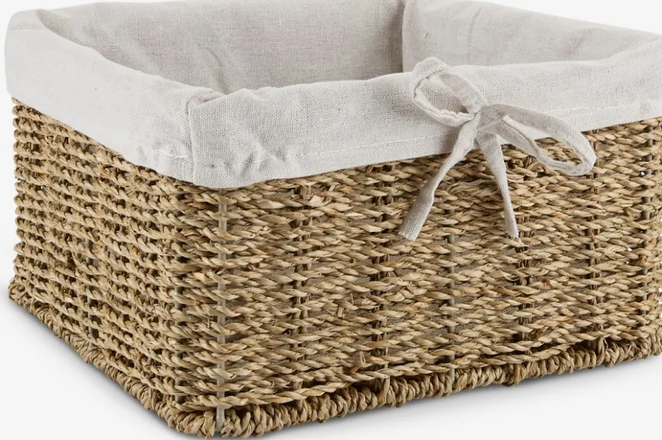 GJERMUNDCesta GJERMUND A25xL25xA15cm natural Todas Las Cestas|Cestas Y Cajas