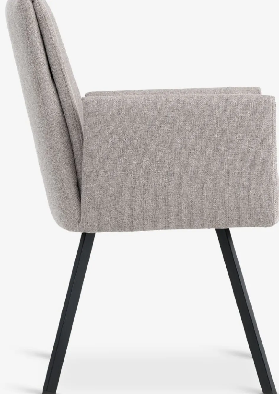 Clearance GJESINGSilla de comedor GJESING tela beis/negro Sillas De Comedor