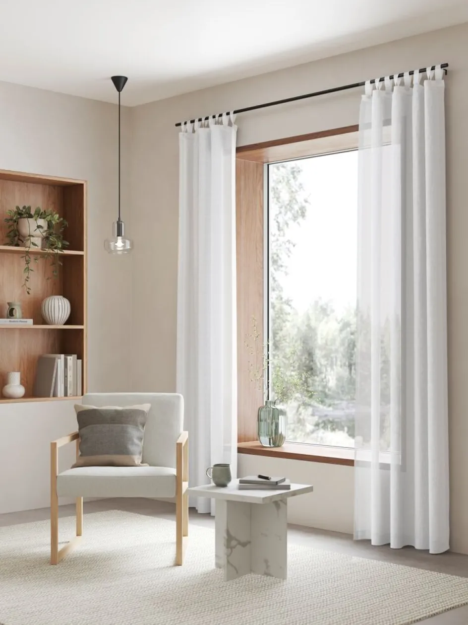 Clearance GOLMACortina GOLMA 1x140x300 blanco Gasa