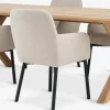 New GRIBSKOV + SOTTRUPMesa GRIBSKOV L230 roble natural+4 sillas SOTTRUP beis/negro Mesas De Comedor|Conjuntos De Comedor