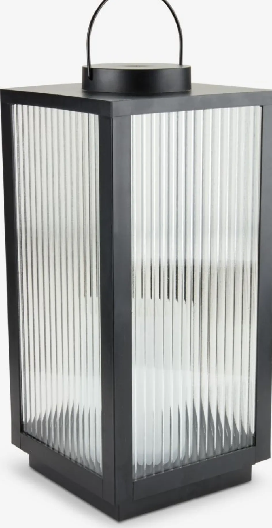 Outlet GULDSMEDFarol ULDSMED A22xL22xA48cm con LED negro Iluminación Exterior