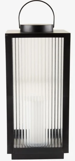 Outlet GULDSMEDFarol ULDSMED A22xL22xA48cm con LED negro Iluminación Exterior