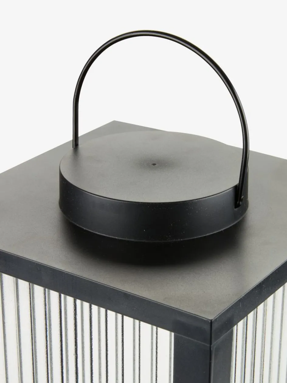 Outlet GULDSMEDFarol ULDSMED A22xL22xA48cm con LED negro Iluminación Exterior