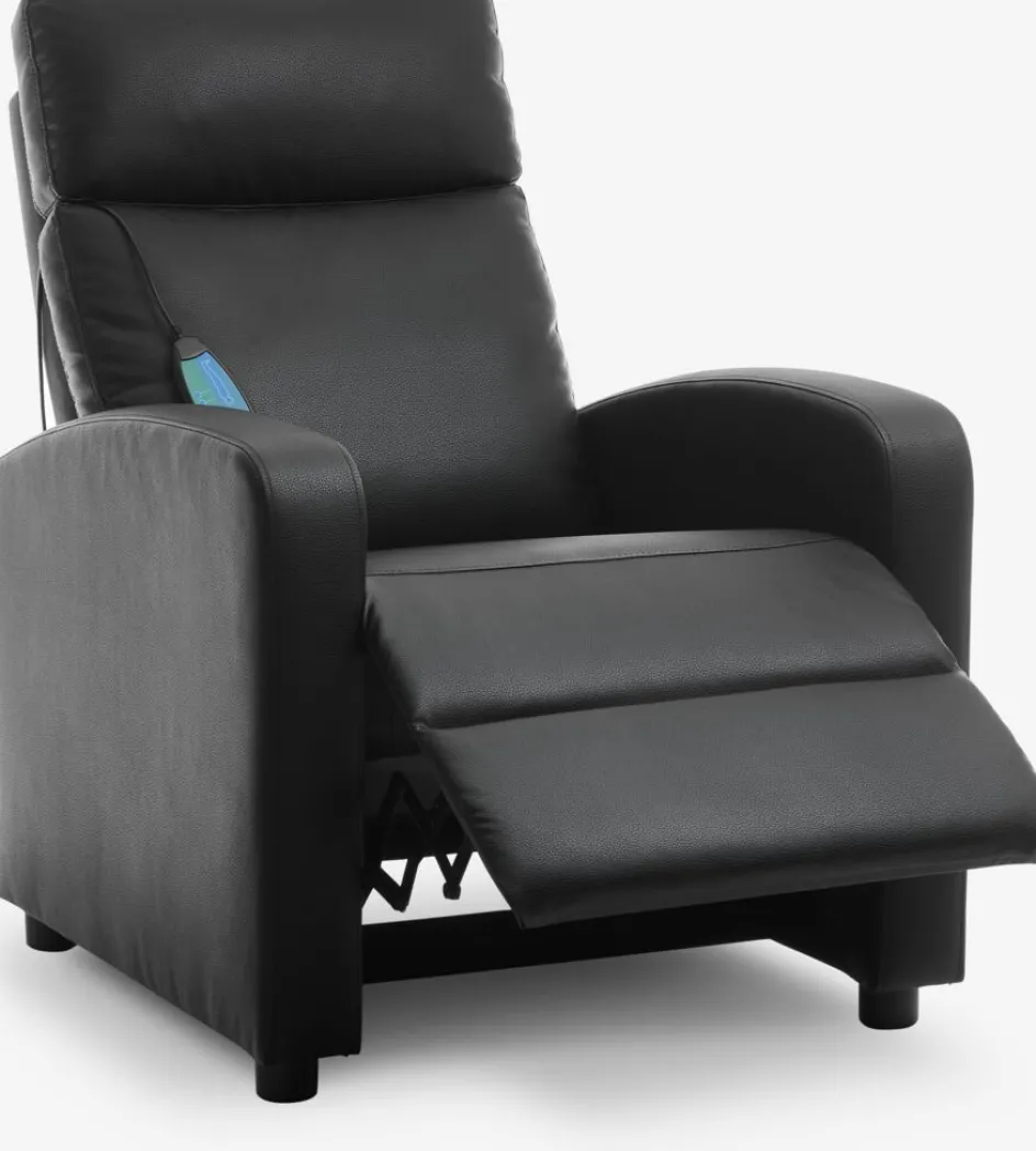 New HADRUPSillón de masaje HADRUP negro Sillones