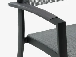 HAGEN + STRANDBYMesa HAGEN L160 + 4 sillas STRANDBY gris Conjuntos Mesa Y Sillas De Jardín
