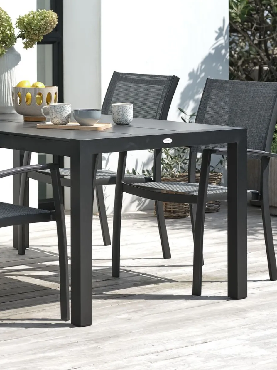Best HAGENMesa de jardín HAGEN A92xL160 gris Mesas De Jardín