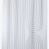 HAKKASPLUSCortina de ducha HAKKAS 180x200cm blanco/gris Cortinas De Baño