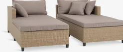 Discount HALLINGTumbona HALLING A179xL187 Muebles De Jardín|Tumbonas