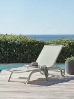 Discount HANSTHOLMTumbona HANSTHOLM A76xL202 beis Muebles De Jardín|Tumbonas