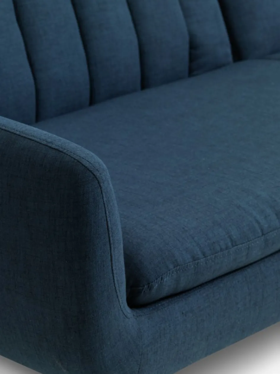 Online HARNDRUPSofá cama HARNDRUP tela azul oscuro Sofás Cama|Sofás Cama