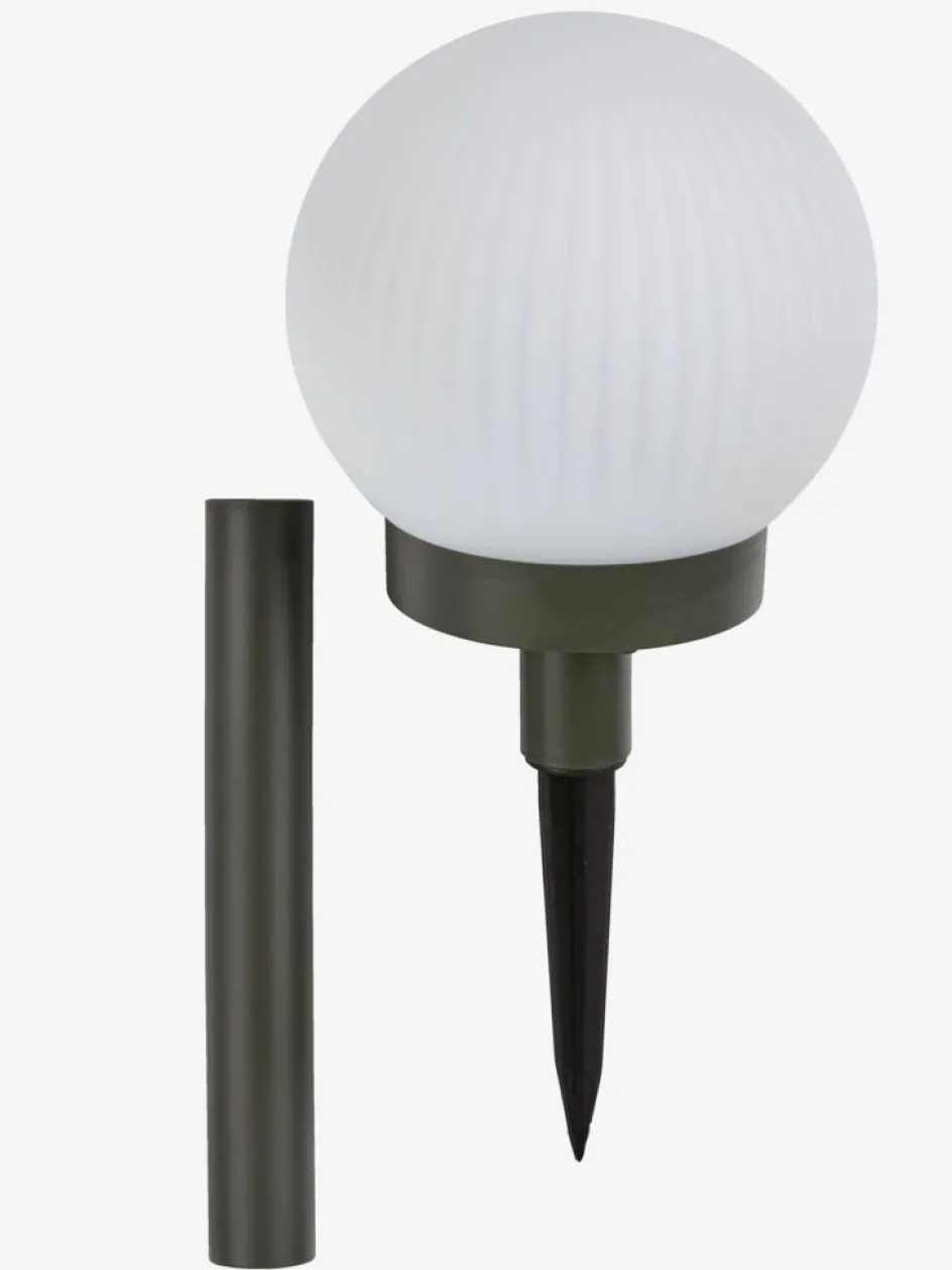 Discount HAUKUGLELámpara solar HAUKUGLE Ø13xA37cm blanco Iluminación Solar