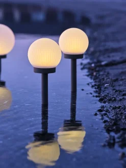 Discount HAUKUGLELámpara solar HAUKUGLE Ø13xA37cm blanco Iluminación Solar