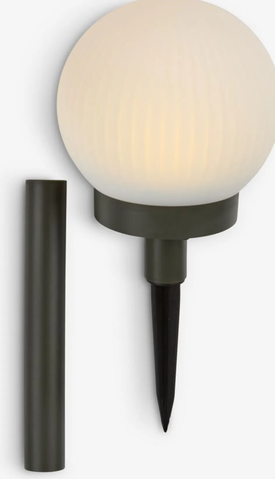 Discount HAUKUGLELámpara solar HAUKUGLE Ø13xA37cm blanco Iluminación Solar