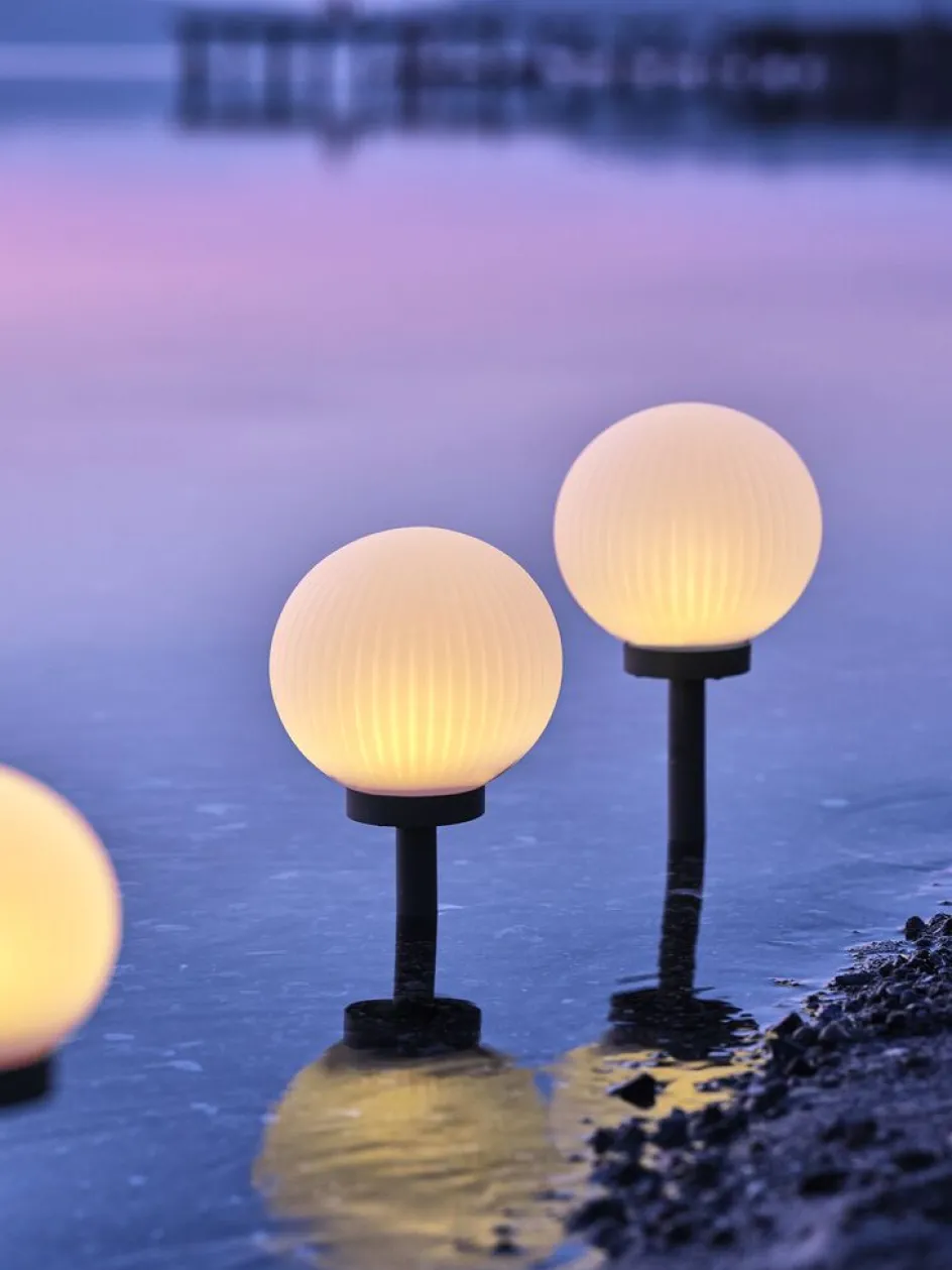Clearance HAUKUGLELámpara solar HAUKUGLE Ø18xA46cm blanco Iluminación Solar