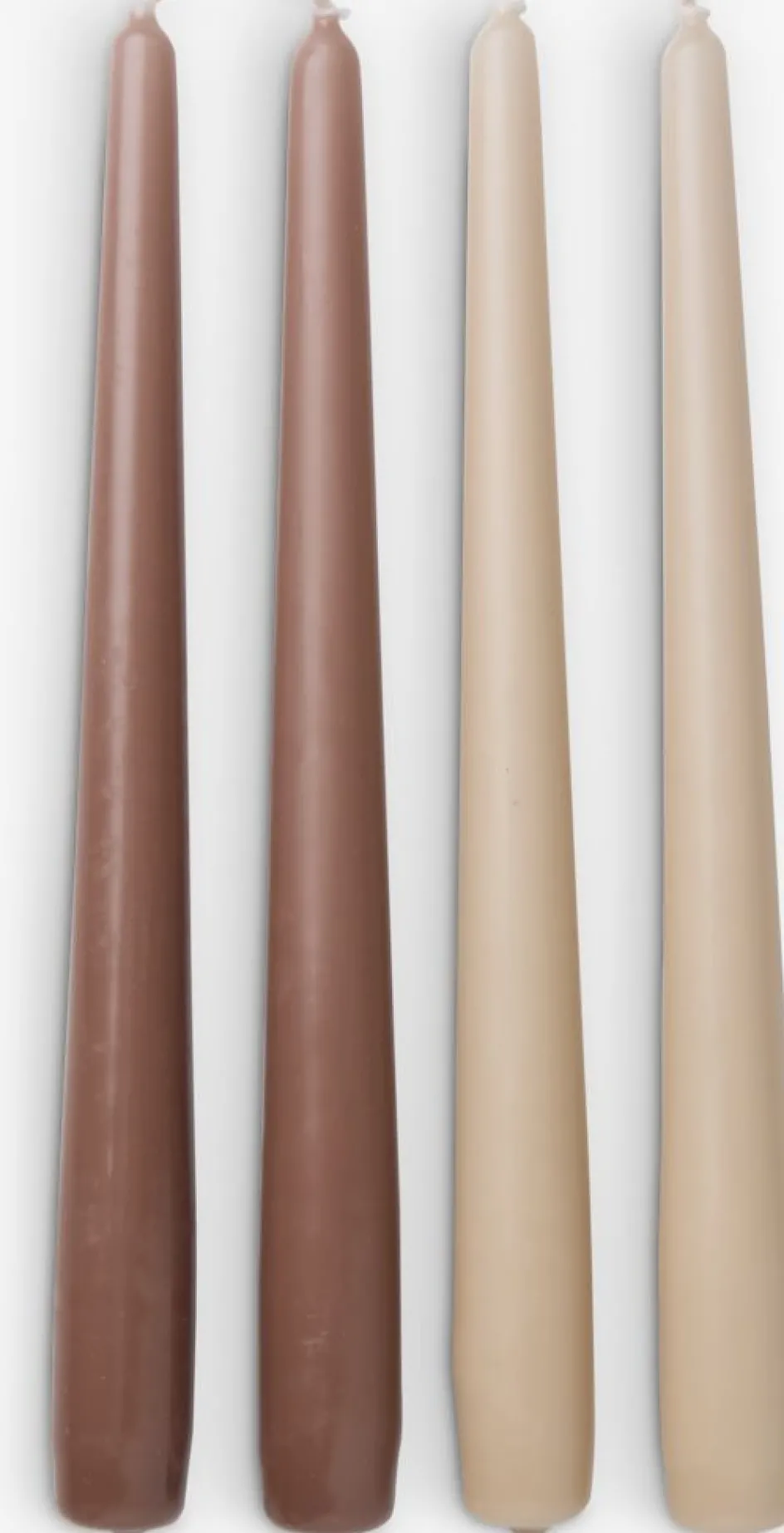 Discount HEINOVela HEINO A25cm beis/marrón 4 unidades Velas Y Servilletas|Velas Y Servilletas
