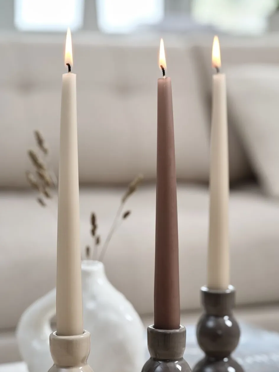 Discount HEINOVela HEINO A25cm beis/marrón 4 unidades Velas Y Servilletas|Velas Y Servilletas