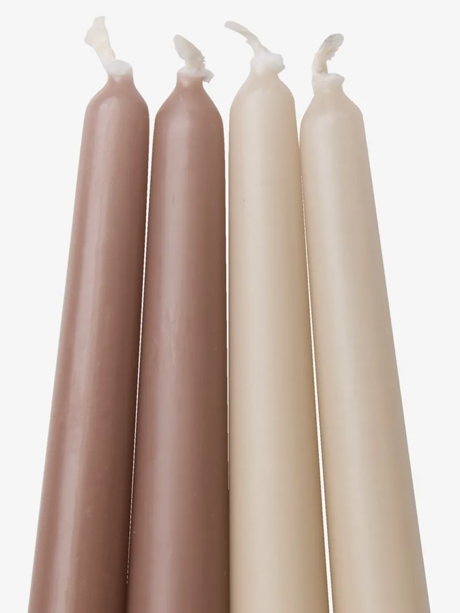 Discount HEINOVela HEINO A25cm beis/marrón 4 unidades Velas Y Servilletas|Velas Y Servilletas