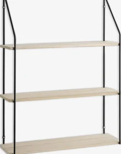 Hot HEJLSMINDEEstante de pared HEJLSMINDE 3 estantes negro/natural Baldas|Baldas
