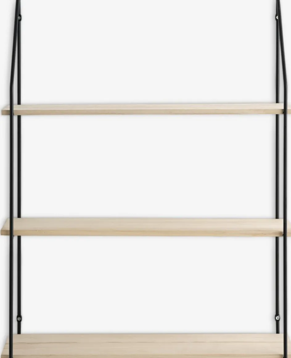 Hot HEJLSMINDEEstante de pared HEJLSMINDE 3 estantes negro/natural Baldas|Baldas