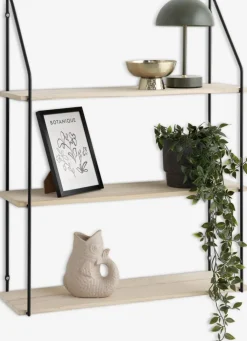 Hot HEJLSMINDEEstante de pared HEJLSMINDE 3 estantes negro/natural Baldas|Baldas