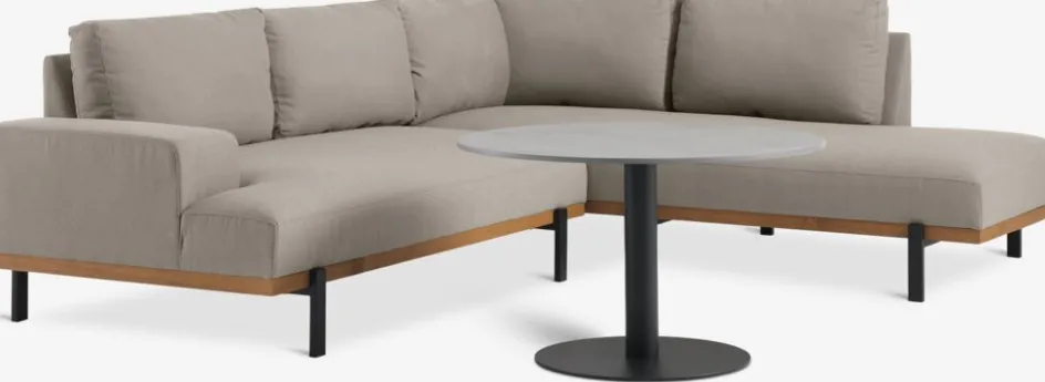 Clearance HELAGS + ELLEKILDEConjunto jardín HELAGS negro + ELLEKILDE 5 plazas topo Conjuntos Mesa Y Sillas De Jardín|Muebles De Jardín