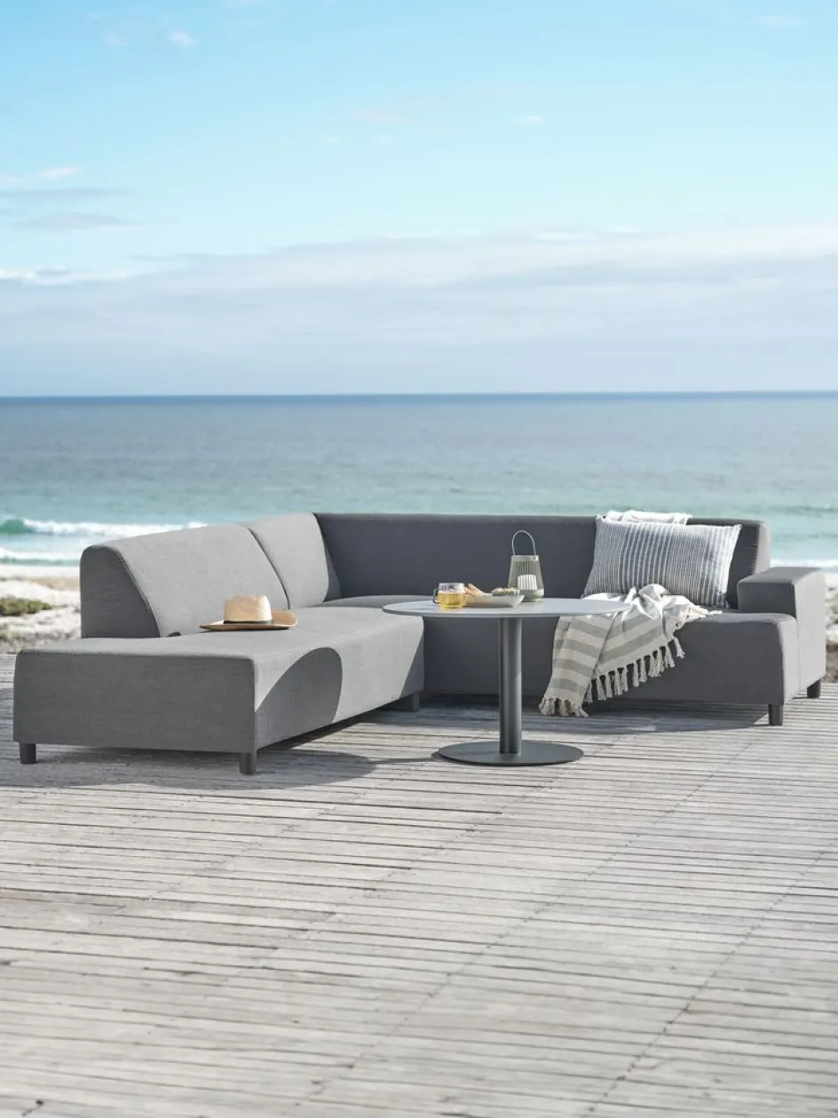Best HELAGSMesa auxiliar HELAGS Ø85xA50 negro Mesas De Jardín|Muebles De Jardín