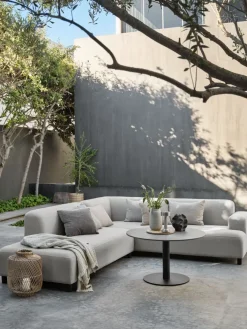Best HELAGSMesa auxiliar HELAGS Ø85xA50 negro Mesas De Jardín|Muebles De Jardín