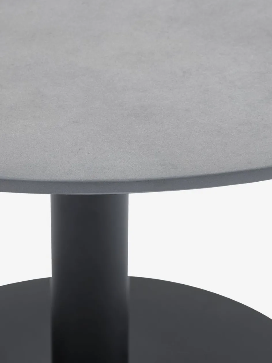 Best HELAGSMesa auxiliar HELAGS Ø85xA50 negro Mesas De Jardín|Muebles De Jardín