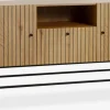 Clearance HEMDRUPAparador HEMDRUP 2 puertas 1 cajón color roble cálido Aparadores|Aparadores