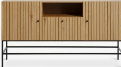 Clearance HEMDRUPAparador HEMDRUP 2 puertas 1 cajón color roble cálido Aparadores|Aparadores