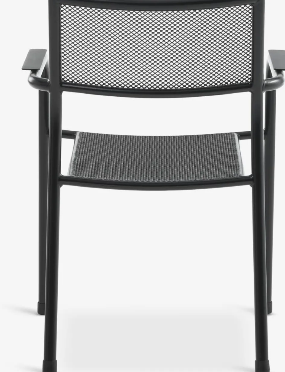 Hot HEMSEDALSilla apilable HEMSEDAL negro Sillas De Jardín