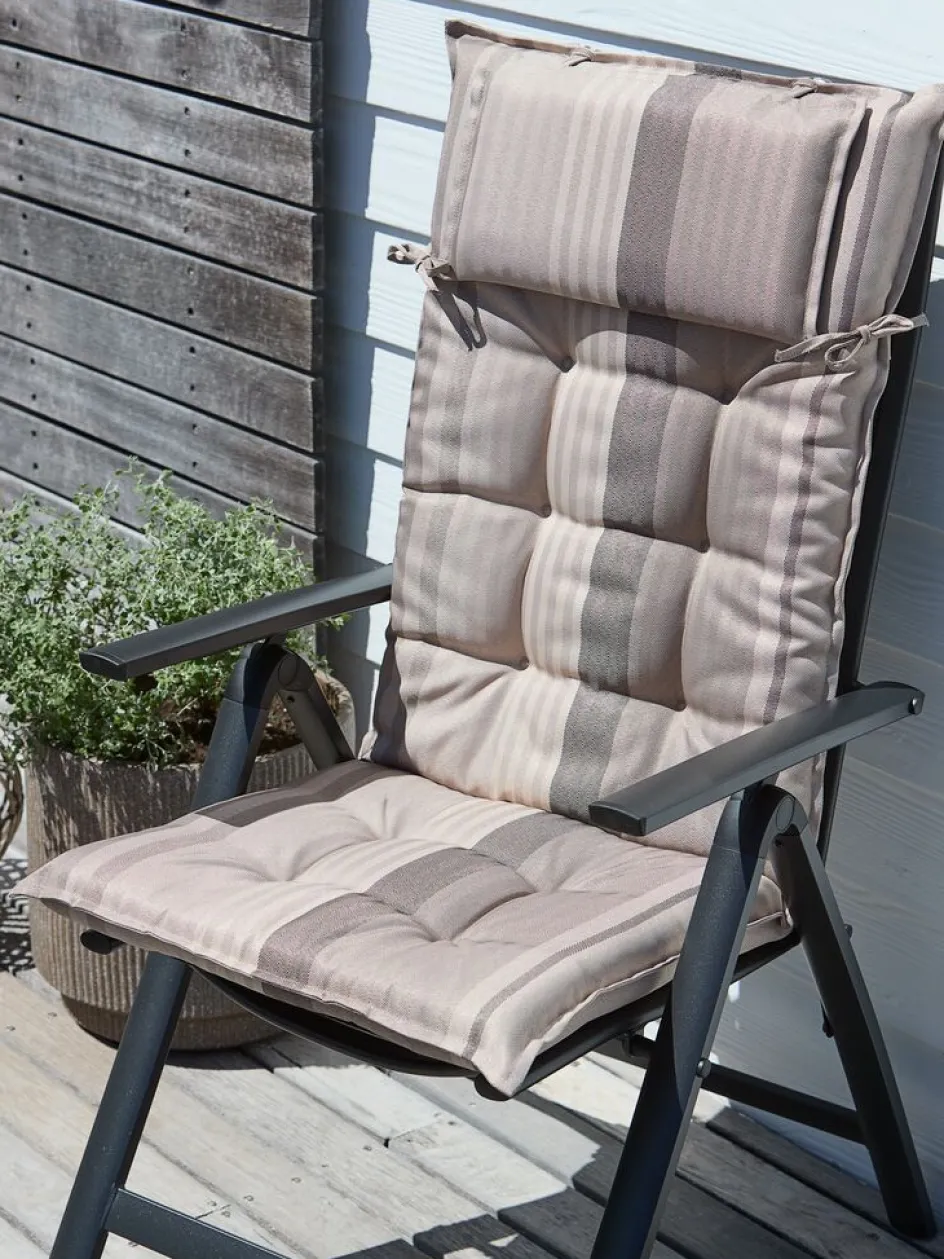 Clearance HERRHAGENCojín de jardín para silla reclinable HERRHAGEN gris claro Cojín Para Silla Reclinable|Cojines Para Palé
