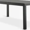 New HESTEHAVEMesa de jardín HESTEHAVE A95xL205/275 negro Mesas De Jardín