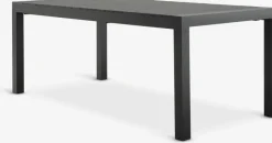 New HESTEHAVEMesa de jardín HESTEHAVE A95xL205/275 negro Mesas De Jardín