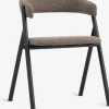 Online HINDEVADSilla de comedor HINDEVAD tela marrón claro/negro Sillas De Comedor