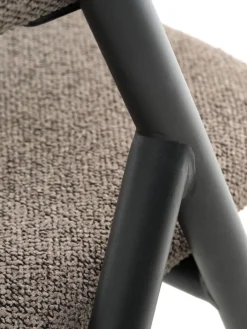 Online HINDEVADSilla de comedor HINDEVAD tela marrón claro/negro Sillas De Comedor
