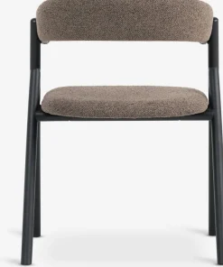 Online HINDEVADSilla de comedor HINDEVAD tela marrón claro/negro Sillas De Comedor