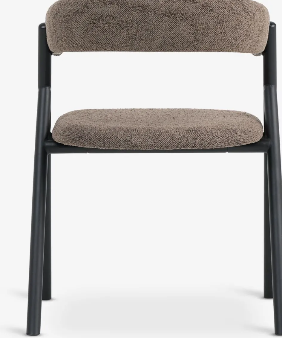Online HINDEVADSilla de comedor HINDEVAD tela marrón claro/negro Sillas De Comedor