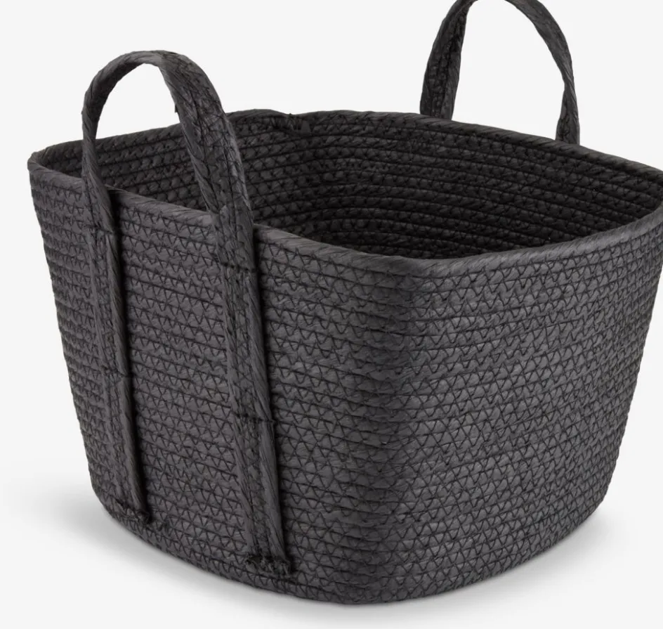 Best HJALTICesta HJALTI A30xL30xA20cm negro Todas Las Cestas|Cestas Y Cajas
