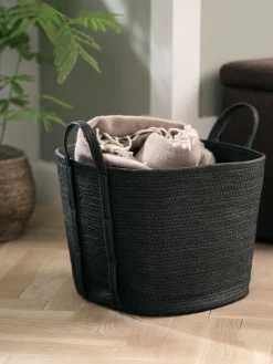 Sale HJALTICesta HJALTI A37xL37xA32cm negro Todas Las Cestas|Cestas Y Cajas