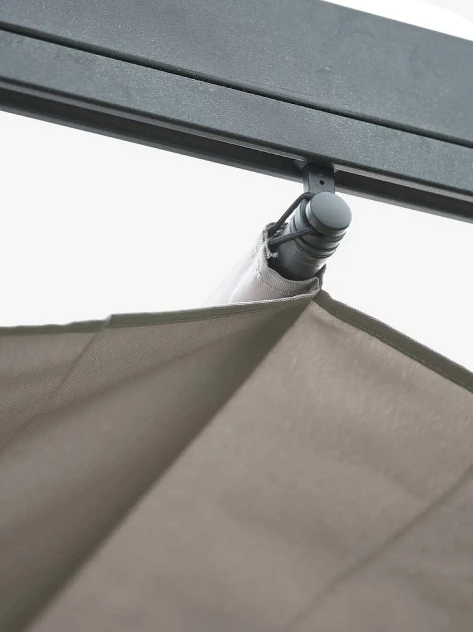 Online HJORTEMOSEPérgola HJORTEMOSE A3xL3xA2,3m gris claro Cenadores Y Pérgolas