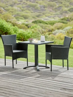 HOBRO + AIDTMesa HOBRO L70 + 2 sillas AIDT Conjuntos Mesa Y Sillas De Jardín